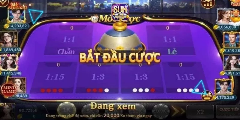 Các loại hình đặt cược tại Sun52